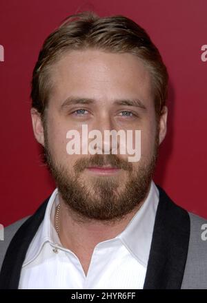 Ryan Gosling partecipa al 'Lars and the Real Girl' Los Angeles Premiere tenuto presso l'Academy of Motion Picture Arts and Sciences di Beverly Hills. Foto Stock