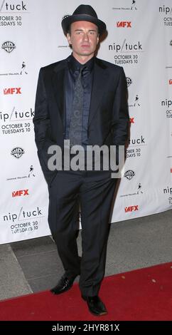 Julian McMahon partecipa al Nip/Tuck Season Five Premiere Screening tenuto al Paramount Theatre di Hollywood. Foto Stock