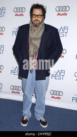 Julian Schnabel partecipa allo screening del "Diving Bell and the Butterfly" AFI Fest, che si tiene presso l'AFI Fest Rooftop Village di Hollywood. Foto Stock