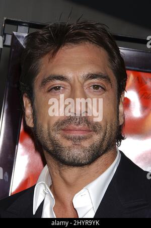 Javier Bardem partecipa al "Love in the Time of cholera" AFI Fest 2007 Presentazione di gala di chiusura notturna che si tiene al Cinerama Dome di Hollywood. Foto Stock