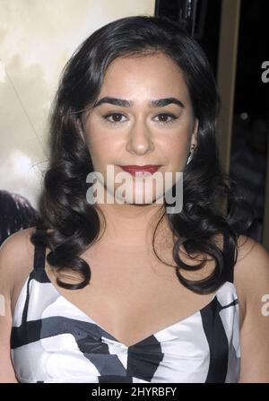 Atossa Leoni partecipa al "The Kite Runner" Premiere tenuto al Teatro Egizio di Los Angeles. Foto Stock