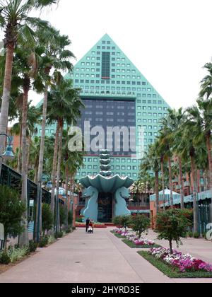 Swan Dolphin Resorts al Disney's Animal Kingdom Park al Walt Disney World di Orlando, Florida. Foto Stock