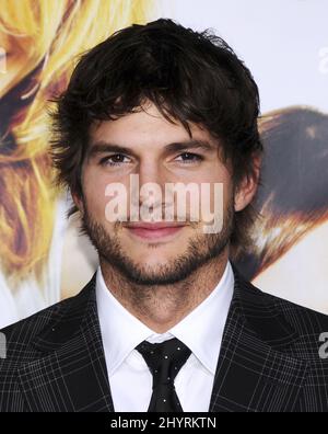 Ashton Kutcher arriva alla prima mondiale di "What happes in Vegas", Los Angeles. Foto Stock