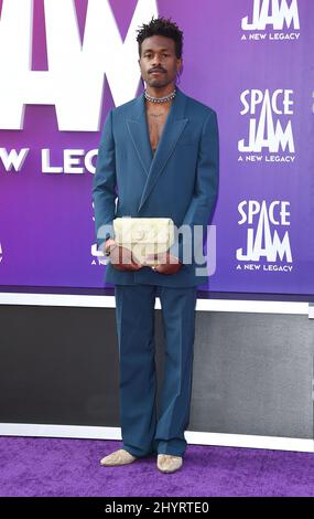 Duckwrth alla prima mondiale di 'Space Jam: A New Legacy' tenutasi al Regal Cinemas L.A. Live il 12 luglio 2021 a Los Angeles, California. Foto Stock