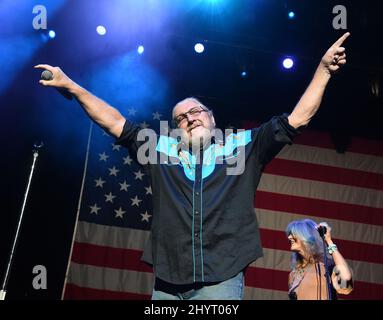 Doug Gray, la Marshall Tucker Band che si esibisce durante il Volunteer Jam: Un saluto musicale a Charlie Daniels tenuto alla Bridgestone Arena il 18 agosto 2021 a Nashville, TN. Foto Stock