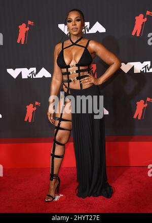 Ashanti ai 2021 MTV Video Music Awards tenutisi al Barclays Center il 12 settembre 2021 a Brooklyn, NY Foto Stock