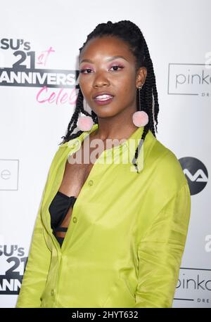 Alicia Holden alla Supermodel Unlimited Magazine 21st Anniversary Celebration tenutasi ad Avalon Hollywood il 9 ottobre 2021 a Hollywood, CA. Foto Stock