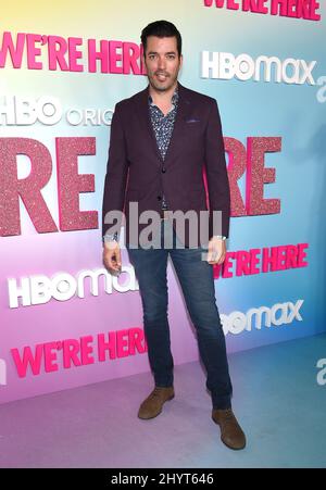 Jonathan Scott arrivo a HBO €˜Siamo qui' Stagione 2 Premiere al Sony Pictures Studio Lot il 08 ottobre 2021 a Culver City, CA. Foto Stock