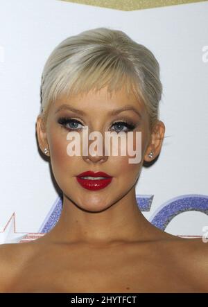 Christina Aguilera partecipa al concerto delle nomine GRAMMY Live!!, Los Angeles. Foto Stock