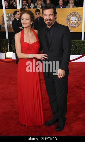 Diane Lane e Josh Brolin hanno partecipato al 15th Annual Screen Actors Guild Awards, tenutosi presso il Shrine Auditorium di Los Angeles. Foto Stock