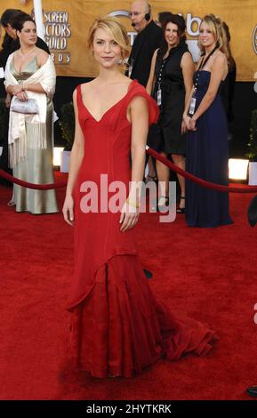 Claire Danes partecipa al 15th Annual Screen Actors Guild Awards, tenutosi presso il Shrine Auditorium di Los Angeles. Foto Stock