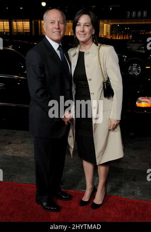 Frank Marshall e Kathleen Kennedy in occasione dei DGA Awards 61st che si sono tenuti presso l'Hyatt Regency Century Plaza. Foto Stock