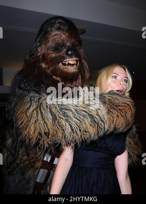 Jaime King e Chewbacca partecipano allo Screening di Los Angeles dei 'fanboys'. Foto Stock