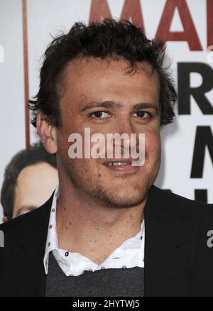 Jason Segel partecipa alla prima di "i Love You, Man" che si tiene al Mann's Village Theatre di Westwood, Los Angeles. Foto Stock