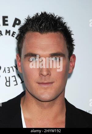 Owain Yeoman all'annuale William S. Paley Television Festival 26th che ospita 'il Mentalista', tenuto presso l'ARCLIGHT Cinerama, Los Angeles, USA Foto Stock