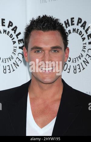 Owain Yeoman all'annuale William S. Paley Television Festival 26th che ospita 'il Mentalista', tenuto presso l'ARCLIGHT Cinerama, Los Angeles, USA Foto Stock