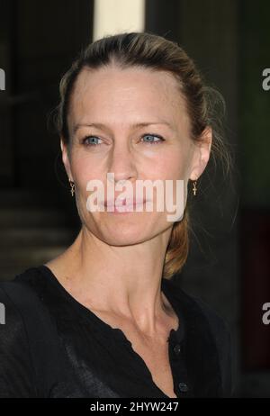 Robin Wright-Penn al 1st storico Health Summit Kick Off pranzo con Maria Shriver tenuto presso lo Skirball Center, California, USA. Foto Stock