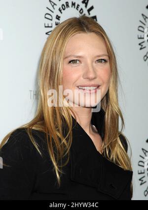 Anna Torv alla proiezione di 'Fringe' al festival annuale della televisione di William S. Paley 26th tenuto ai cinema ARCLIGHT di Hollywood Foto Stock