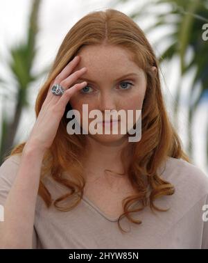 Lily Cole ad una fotocellula per l'Imaginarium del Dott. Parnassus tenuto al Palais des Festivals, durante il Festival de Film 62nd, Cannes. Foto Stock