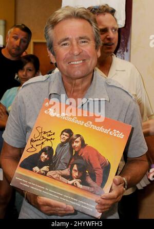 Davy Jones al The Hollywood Collectors & Celebrities Show, tenuto presso il Burbank Airport Marriot Hotel and Convention Center, California Foto Stock