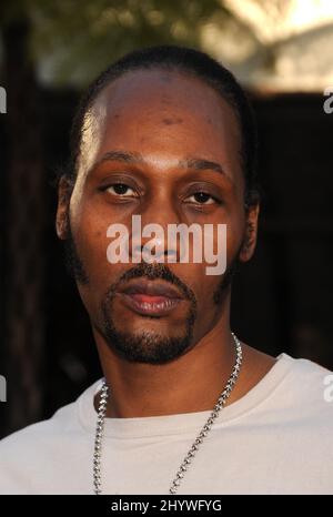 RZA al 'Funny People' World Premiere, tenuto presso i cinema ARCLIGHT di Hollywood. Foto Stock