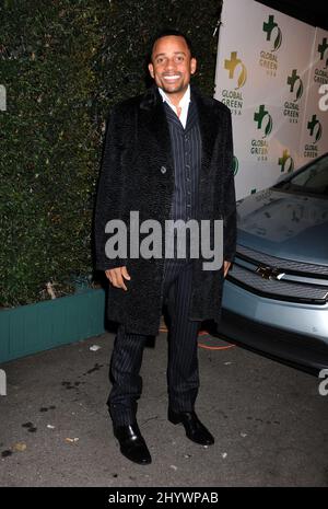 Hill Harper al Global Green USA's 7th Annual Pre-Oscar Party tenuto presso l'Avalon Hollywood di Hollywood, California. Foto Stock