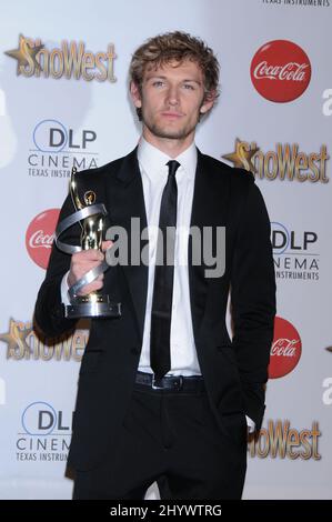 Alex Pettyfer al ShoWest 2010 Final Night premiata al Paris Las Vegas Hotel and Casino di Las Vegas, USA Foto Stock