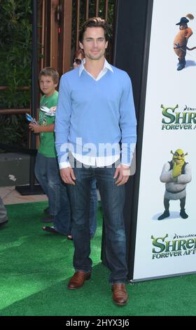 Matthew Bomer durante la prima del film 'Shrek Forever After' tenutasi al Gibson Amphitheater Universal City, Los Angeles, California Foto Stock