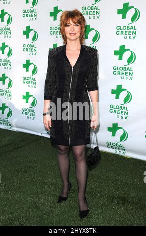 Sharon Lawrence partecipa ai Global Green USA's Annual Millennium Awards 14th che si tengono al Fairmont Miramar Hotel di Santa Monica, California. Foto Stock