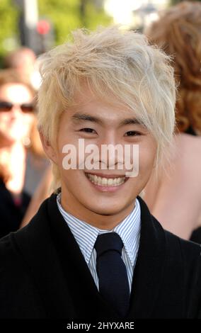 Justin Chon alla prima di 'The Twilight Saga: Eclipse' come parte del Los Angeles Film Festival tenuto al Nokia Theatre di Los Angeles, USA Foto Stock