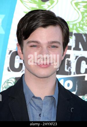 Chris Colfer al Teen Choice Awards 2010 tenuto all'anfiteatro Gibson il 8 agosto 2010 a Universal City, California. Foto Stock