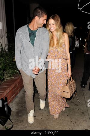 Whitney Port e ben Nemtin durante l'OK Magazine USA Fifth Anniversary Party a la Vida, California Foto Stock