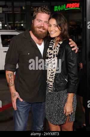 Ryan Dunn alla prima 'Jackass 3D' tenutasi al teatro cinese di Los Angeles, USA. Foto Stock