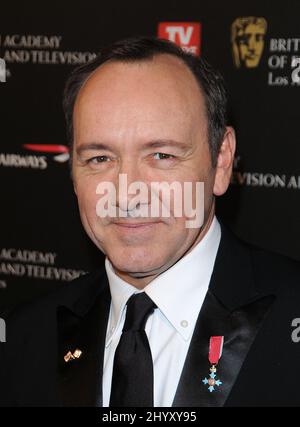 Kevin Spacey all'annuale BAFTA Los Angeles Britannia Awards 19th tenuto all'Hyatt Regency Century Plaza Hotel di Century City in California, USA. Foto Stock