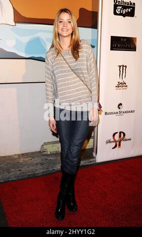 Julie Gonzalo alla Official Film Wrap Party tenutasi a Colony a Los Angeles, USA. Foto Stock