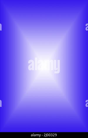 Illustrazione di Gradient Cobalt Blue con fasci simmetrici per Abstract background Foto Stock