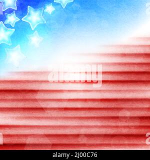 4 Luglio, American Independence Day background Illustrazione Vettoriale