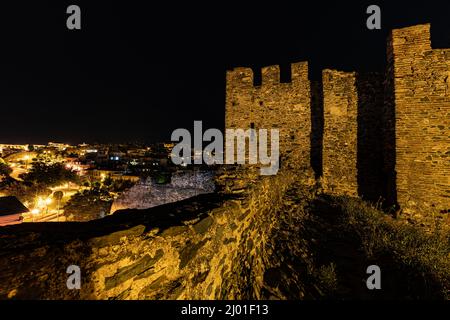 Thessaloniki viste urbane , durante la notte. Foto Stock