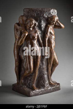 La solitudine dell'anima. Lorado Taft (Stati Uniti, 1860-1936). Stati Uniti, modellato 1901/cast 1994. Scultura. Bronzo Foto Stock