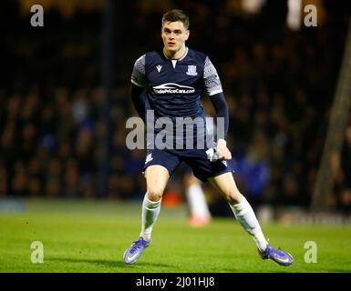 SOUTHEND, INGHILTERRA - MARZO 15: Ollie Kensdale di Southend United durante la National League tra Southend United e Dagenham e Redbridge a Roots ha Foto Stock