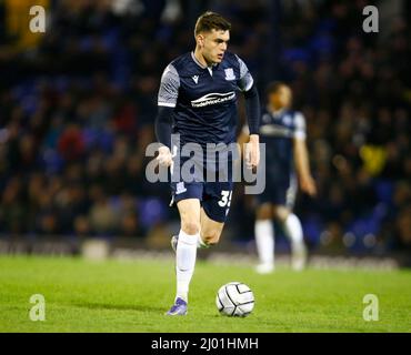 SOUTHEND, INGHILTERRA - MARZO 15: Ollie Kensdale di Southend United durante la National League tra Southend United e Dagenham e Redbridge a Roots ha Foto Stock