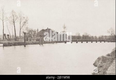 Peter Henry Emerson The complete Angler (Volume II). Peter Henry Emerson (Cuba, Inghilterra attiva, 1856-1936)George Bankart (Inghilterra, morto 1903). 1888. Libri. Fotocratura Foto Stock