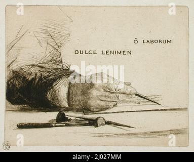 Acquaforte delle mani - o Laborum. Sir Francis Seymour Haden (Inghilterra, Londra, 1818-1910). Inghilterra, 1865. Stampe; incisioni. Incisione e punto secco Foto Stock