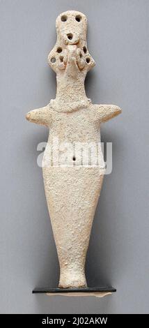 Figura femminile. Anatolia, Syro-Hittite, 2000-1000 a.C. Scultura. Terracotta Foto Stock