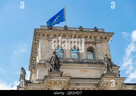 Il Bundestag è il parlamento federale tedesco. Foto Stock