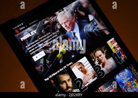 Netflix Foto Stock