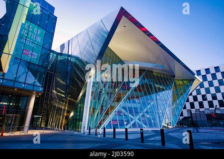 Daniel Libeskind del Canal Grande Teatro in Dublino. Foto Stock