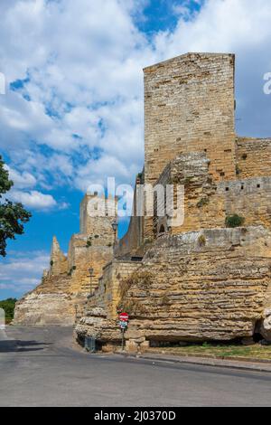 Castello della Lombardia, Enna, Sicilia, Italia, Europa Foto Stock