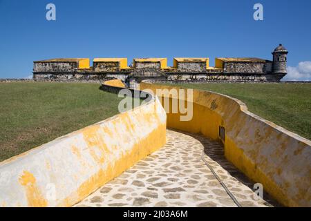 Ingresso, Fort San Jose el Alto, 1792, San Francisco de Campeche, stato di Campeche, Messico, Nord America Foto Stock