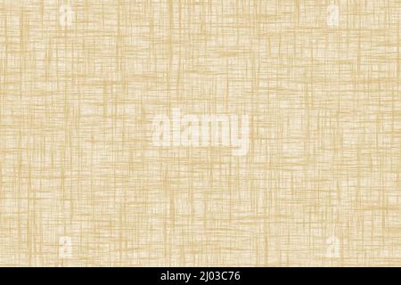 naturale vintage marrone colore lino texture sfondo o tela grunge astratto, illustrazione Foto Stock